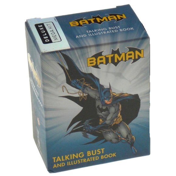 Batman Talking Bust DC Comics Collectible Book Gift Toy Figure Matthew Manning - Picture 1 of 2